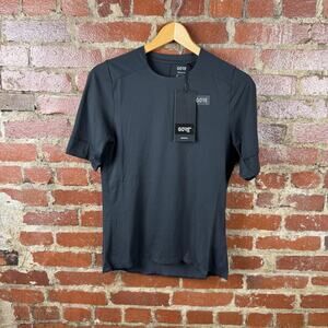 GORE WEAR TrailKPR Jersey Womens Small Black Short Sleeve Cycling Shirt Trail